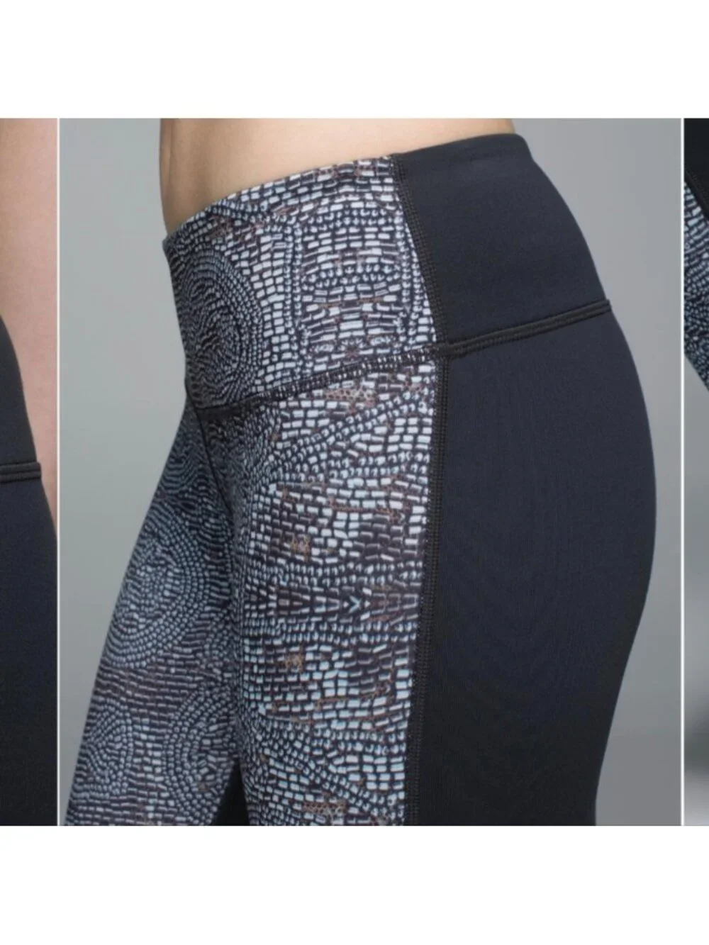 Lululemon Wunder Under *Full-On Luon Bead Envy Silver Spoon Multi / Deep coal